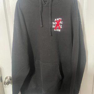 Anti Social Social Club Cancelled Black Hoodie